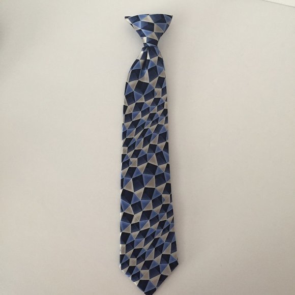 Boy's Clip-On Silk Tie - Picture 1 of 5